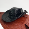 Black Alligator Cowboy Hat - Custom For Paul Morris
