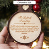 Load image into Gallery viewer, The Light of Friendship Great gift for Coworkers, Friends, Neighbors, Family Wood Rustic Style Christmas Ornament