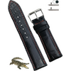 Load image into Gallery viewer, red hand stitching alligator leather watch band
