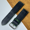 Load image into Gallery viewer, 24mm Dark Green Unique Pattern Alligator Leather Watch Strap For Men DH-460CKV
