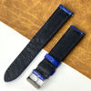 Load image into Gallery viewer, 20mm Blue Unique Pattern Alligator Leather Watch Band For Men DH-50F