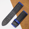 Load image into Gallery viewer, 24mm Blue Unique Pattern Alligator Leather Watch Band For Men DH-50Q
