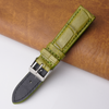 20mm Green Unique Pattern Alligator Leather Watch Band For Men DH-200C