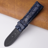 Load image into Gallery viewer, 20mm Blue Unique Pattern Alligator Leather Watch Band For Men DH-04A