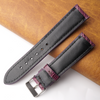 20mm Purple Unique Ostrich Leather Watch Band For Men | DH-170N