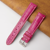 18mm Pink Unique Pattern Alligator Leather Watch Band For Men DH-226AA