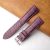 Load image into Gallery viewer, 20mm Purple Unique Ostrich Leather Watch Band For Men | DH-170D