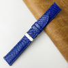 Load image into Gallery viewer, blue unique pattern alligator watch band for men