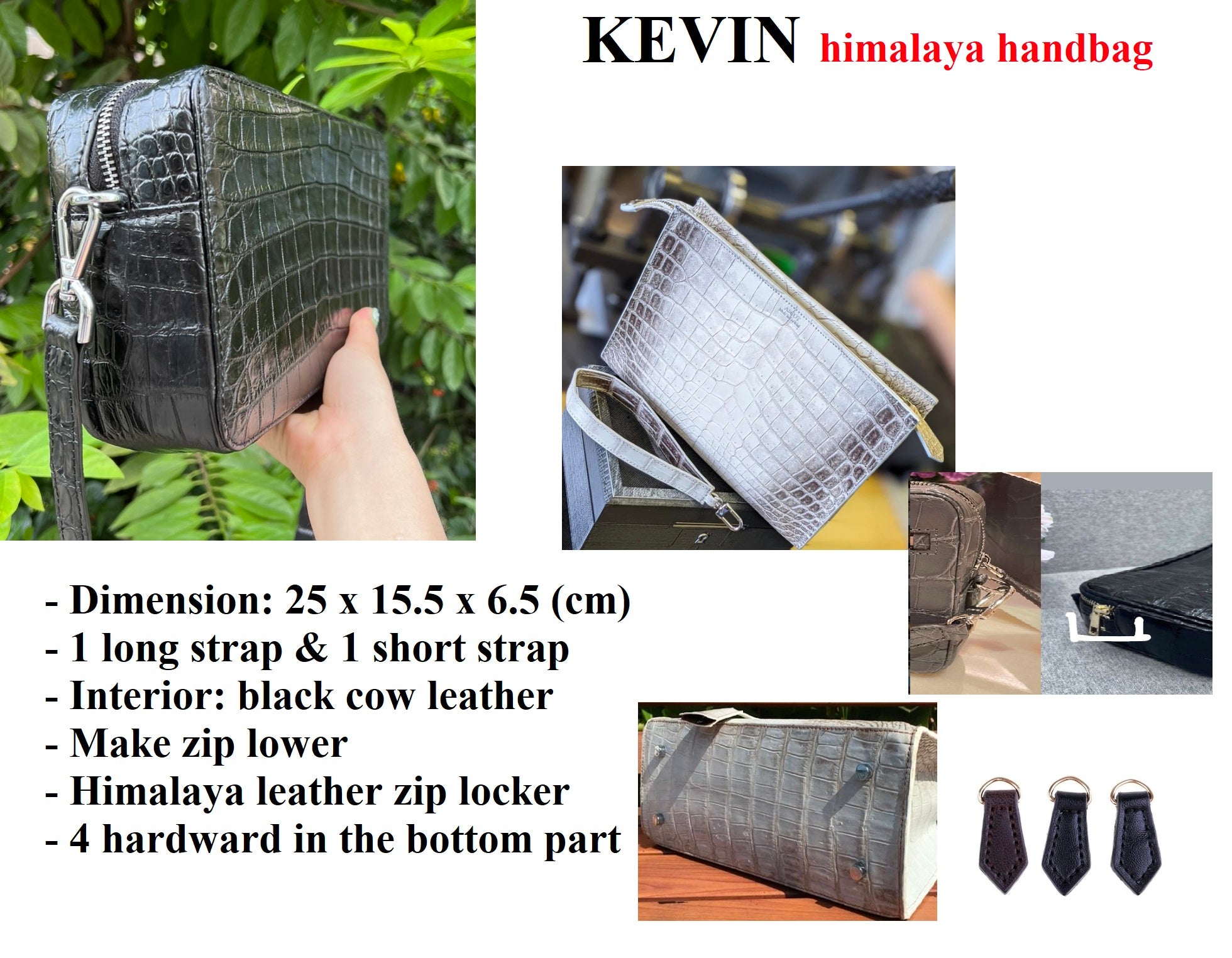Customize Himalaya Handbag for Kevin