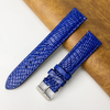 Load image into Gallery viewer, blue unique pattern alligator watch band for men