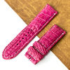 24mm Pink Unique Texture Alligator Watch Band For Men DH-226X