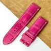 Load image into Gallery viewer, 24mm Pink Unique Texture Alligator Watch Band For Men DH-226U