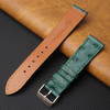 Slim Green Ostrich Leather Watch Band