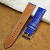 Handmade Light Blue Alligator Leather Watch Band For Men | Premium Crocodile Quick Release Replacement Wristwatch Strap | DH-05