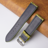 22mm Green Unique Pattern Alligator Leather Watch Band For Men DH-201B