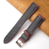 18mm Burgundy Unique Pattern Alligator Leather Watch Band For Men DH-224S
