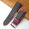 26mm Pink Unique Pattern Alligator Leather Watch Band For Men DH-226N