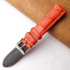 Load image into Gallery viewer, 18mm Red Unique Alligator Leather Watch Band For Men | DH-204B