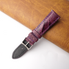 Load image into Gallery viewer, 20mm Purple Unique Ostrich Leather Watch Band For Men | DH-170B