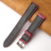 Load image into Gallery viewer, 18mm Pink  Unique Pattern Alligator Leather Watch Band For Men DH-225E