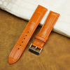 Load image into Gallery viewer, Orange Carrot Alligator Leather Watch Band