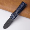 Load image into Gallery viewer, 20mm Blue Unique Pattern Alligator Leather Watch Band For Men DH-04A