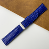 Load image into Gallery viewer, Blue Unique Texture Alligator Leather Watch Band For Men