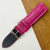 Pink Unique Texture Alligator Watch Band For Men 