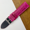 Pink Unique Texture Alligator Watch Band For Men 