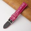 Load image into Gallery viewer, 18mm Pink Unique Pattern Alligator Leather Watch Band For Men DH-226AD