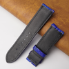 Load image into Gallery viewer, 24mm Blue Unique Pattern Alligator Leather Watch Band For Men DH-50T