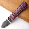 20mm Purple Unique Ostrich Leather Watch Band For Men | DH-170N