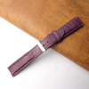 Load image into Gallery viewer, 20mm Purple Unique Ostrich Leather Watch Band For Men | DH-170D