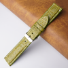 22mm Green Unique Pattern Alligator Leather Watch Band For Men DH-201B