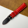 Load image into Gallery viewer, Poppy Red Unique Texture Alligator Leather Watch Strap For Men
