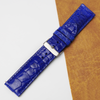 24mm Blue Unique Pattern Alligator Leather Watch Band For Men DH-50R