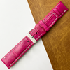 Load image into Gallery viewer, Pink Unique Texture Alligator Watch Band