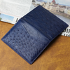Load image into Gallery viewer, Blue Double Side Ostrich Leather Credit Card Holder | RFID Blocking | CARDOS-04