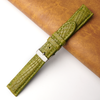 18mm Green Unique Pattern Alligator Leather Watch Band For Men DH-200E