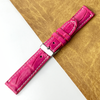 Load image into Gallery viewer, Pink Unique Pattern Alligator Leather Watch Band
