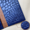 Load image into Gallery viewer, Navy Blue Slim Alligator Leather Passport Holder Cover