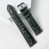 Load image into Gallery viewer, grey horn back alligator strap