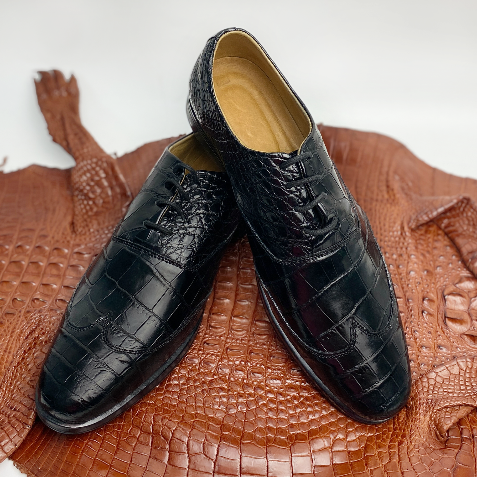 Crocodile sales mens shoes