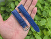 Load and play video in Gallery viewer, blue Genuine Alligator Skin Watch Band Leather Handmade Watch Strap Gift For Men 