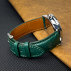 Green Genuine Ostrich Watch Strap Quick Release