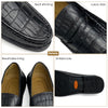 Load image into Gallery viewer, Luxury Black Alligator Leather Penny Loafer Slip On  | Crocodile Men&#39;s Loafer Shoe | SH131P42