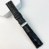 Load image into Gallery viewer, Black Alligator Hornback Leather Watch Band DH-87