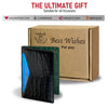 Load image into Gallery viewer, Black &amp; Green Double Side Alligator Leather Credit Card Holder | RFID Blocking | CARD-11