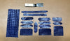Blue Alligator Tail Leather Bifold Wallet For Men RFID Blocking | VINAM-107