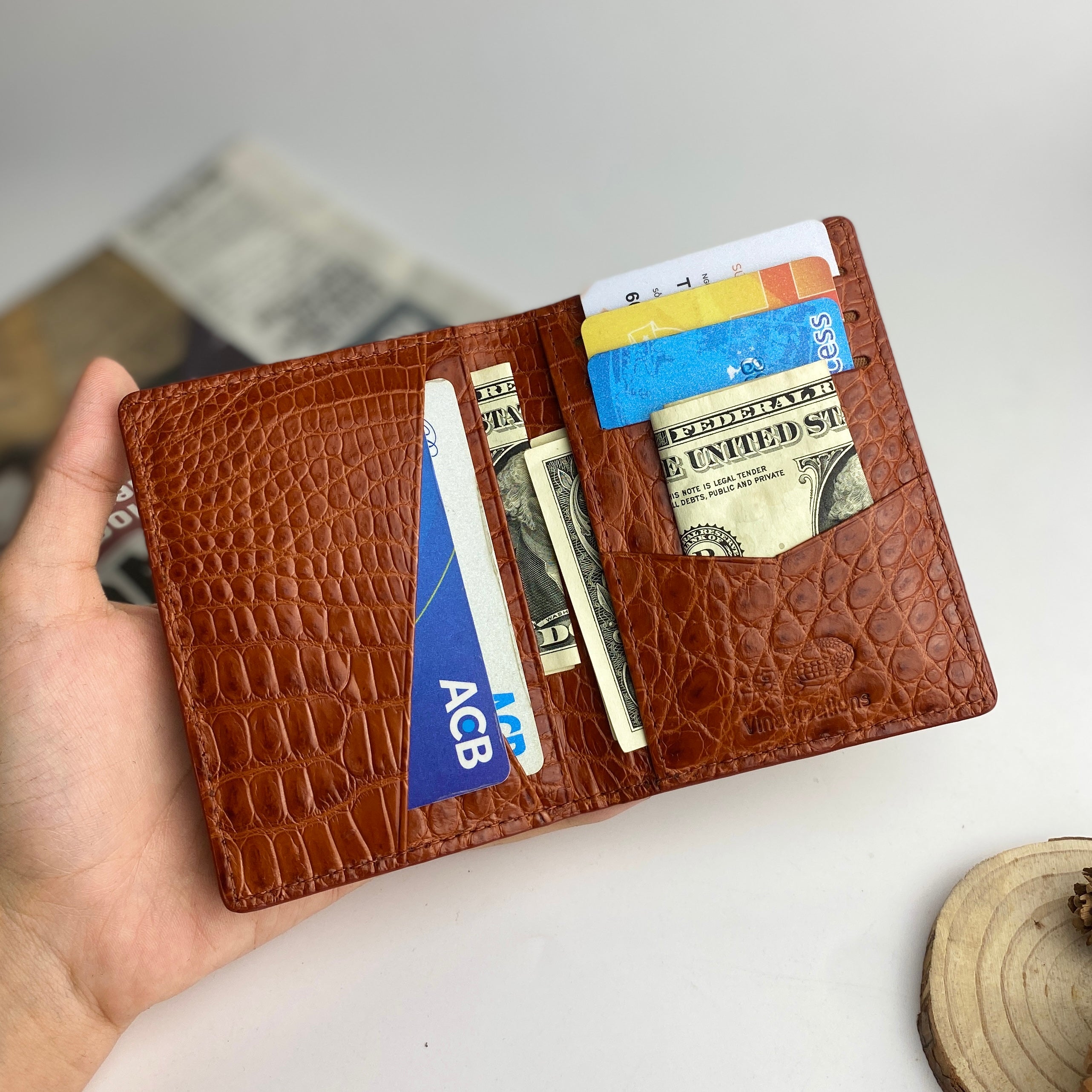 Minimalist Pastel Blue Slim Wallet, Rfid Protection Card Holder